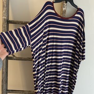 Lularoe size large, striped shirt